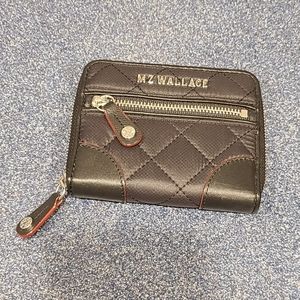 MZ Wallace Black Quilted Wallet